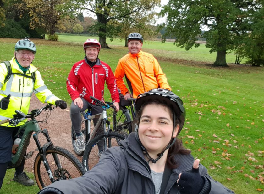 Climate Action Fife Sunday social led bike ride Kirkcaldy town loop