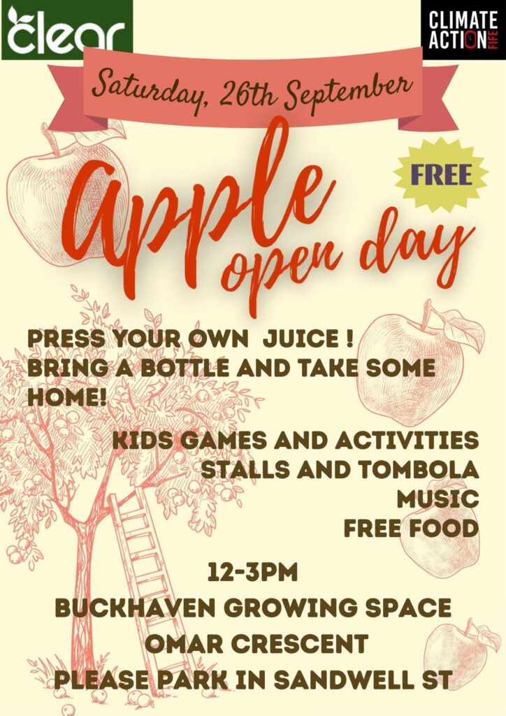 CLEAR Buckhaven Apple Open Day